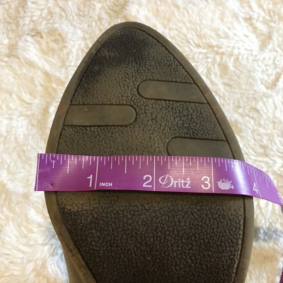 Fergalicious Dusty Desert Braided Suede Ankle Booties - Picture 14 of 16